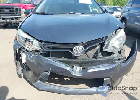 2016 Toyota Corolla Le z USA, uszkodzony, nr VIN 5YFBURHE3GP564887